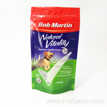 Stand Up Pouch With Zipper For Dog Food
